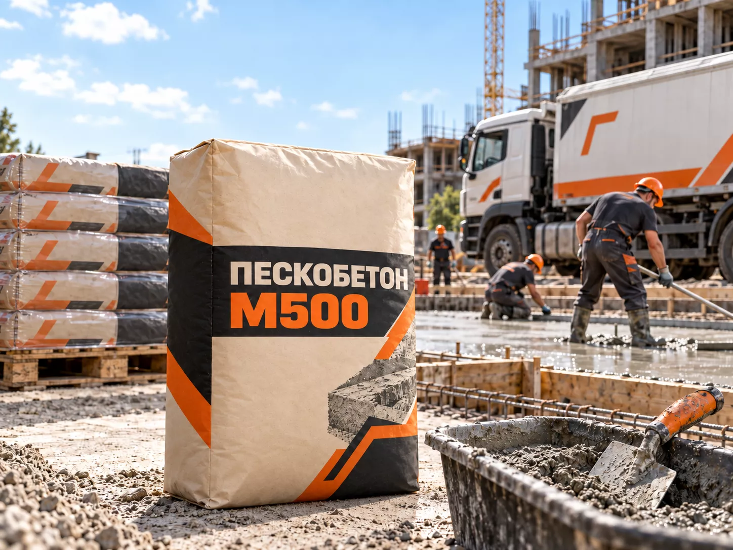Пескобетон М500 - 0
